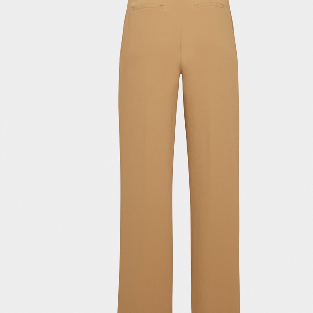 Aritzia Wilfred Effortless Pant—Crepette, Tan, size 4